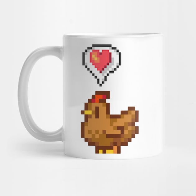 Stardew Valley Happy Brown Chicken by r9440